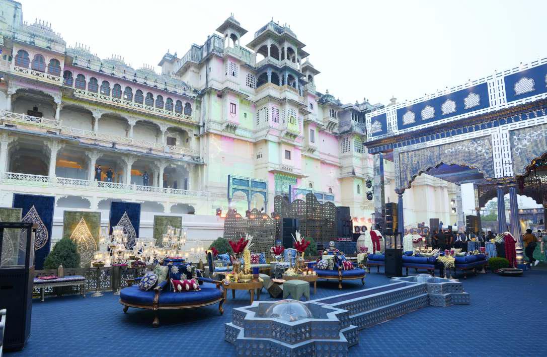 Gangaur Boat centerpiece